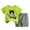 B0812-Green, variant on Kids Toddler Baby Boy GirlsShort Sleeve T Shirt Elastic Waistband Casual Elastic Shorts Set 2PCS Outfit Children's Gift For 18-24 Months 2t 3t 4t 5t 6t 2PCS Set ,3-4 Years