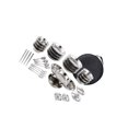 thumbnail image 2 of maskred Stainless Steel Plates and Bowls Camping Durable Set for Family Travel Party 36pcs, 2 of 6