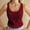 Wine, variant on Ovbmpzd Women's Tank Tops Petite Casual Black Ribbed Shirts Summer Sleeveless Spring Crew Neck Camisole Womens Holiday Tops L