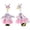 C, variant on Easter Porch Goose Outfits 23 inch,Lawn Porch Goose Clothing with Easter Eggs and Rabbit Prints for Patio Yard Decor