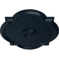thumbnail image 3 of Ekena Millwork 24"W x 20 1/2"H x 1 1/8"P Waltz Ceiling Medallion (Fits Canopies up to 5 1/4"), Hand-Painted Midnight Dream, 3 of 5
