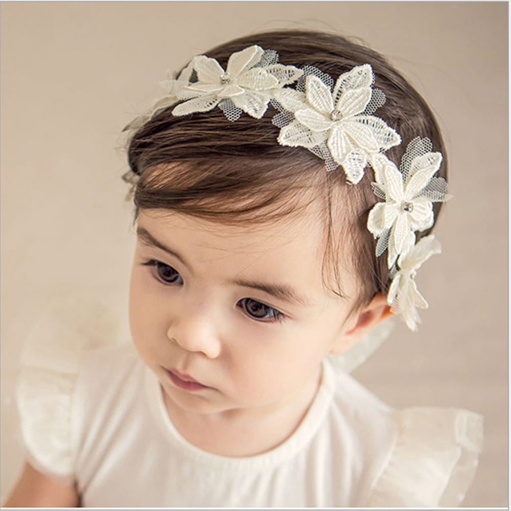 13 European And American Popular Girls Flower Hair Band Baby Baby Headscarf  Children's Headband Jewelry Bow Hair Accessories St0389-small Five-sta  | Fruugo ZA