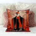 thumbnail image 3 of Three Women Indoor/Outdoor Pillow in Red Pink Black 16x16, 3 of 5