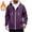 Purple#05, variant on Yteetum Fleece Hoodies for Men Oversized Zip Up Winter Fleece Lined Hooded Sweatshirts Mens Casual Solid Thick Fleece Long Sleeve Zipper Hooded Cardigan Sweatshirts Sports Full Zip Hooded Sweatshirts