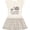 Natural with Stripes, variant on Inktastic My Glamma Loves Me Grandchild Girls Toddler Dress