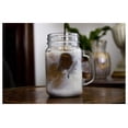 thumbnail image 3 of Mason Jar Mugs with Handles - 16oz Pint Size, 6 Pack - Regular Mouth Glass Drinking Jars with Measurement, Labeling & Decorative Use, 3 of 4