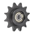 thumbnail image 1 of Unique Bargains Pignon de Renvoi Alésage de 6 Mm 1/2' Pas 12 Dents, Acier au Carbone avec 2 Roulements à Insert, 1 of 6