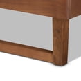 thumbnail image 6 of Baxton Studio Marin Contemporary/Modern Engineered Wood Platform Bed, Queen, Walnut Brown, 6 of 11