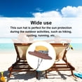 thumbnail image 3 of Enfant Extérieur Chapeau de Soleil Cheval Queue Trou Chapeau Pêcheur Protection Solaire Chapeau d'Été, 3 of 7