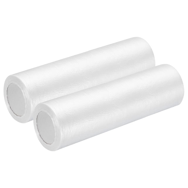 2 Rolls 13 x 52 Ft Plastic Drop Cloth, Waterproof Protective Masking Film or Protecting Furniture, Flooring