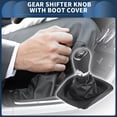 thumbnail image 3 of Perilla de cambio de marchas Unique Bargains con cubierta, perilla de palanca de cambios manual de 5 velocidades para Skoda Octavia 2004-2013, cuero sintético, 3 of 6
