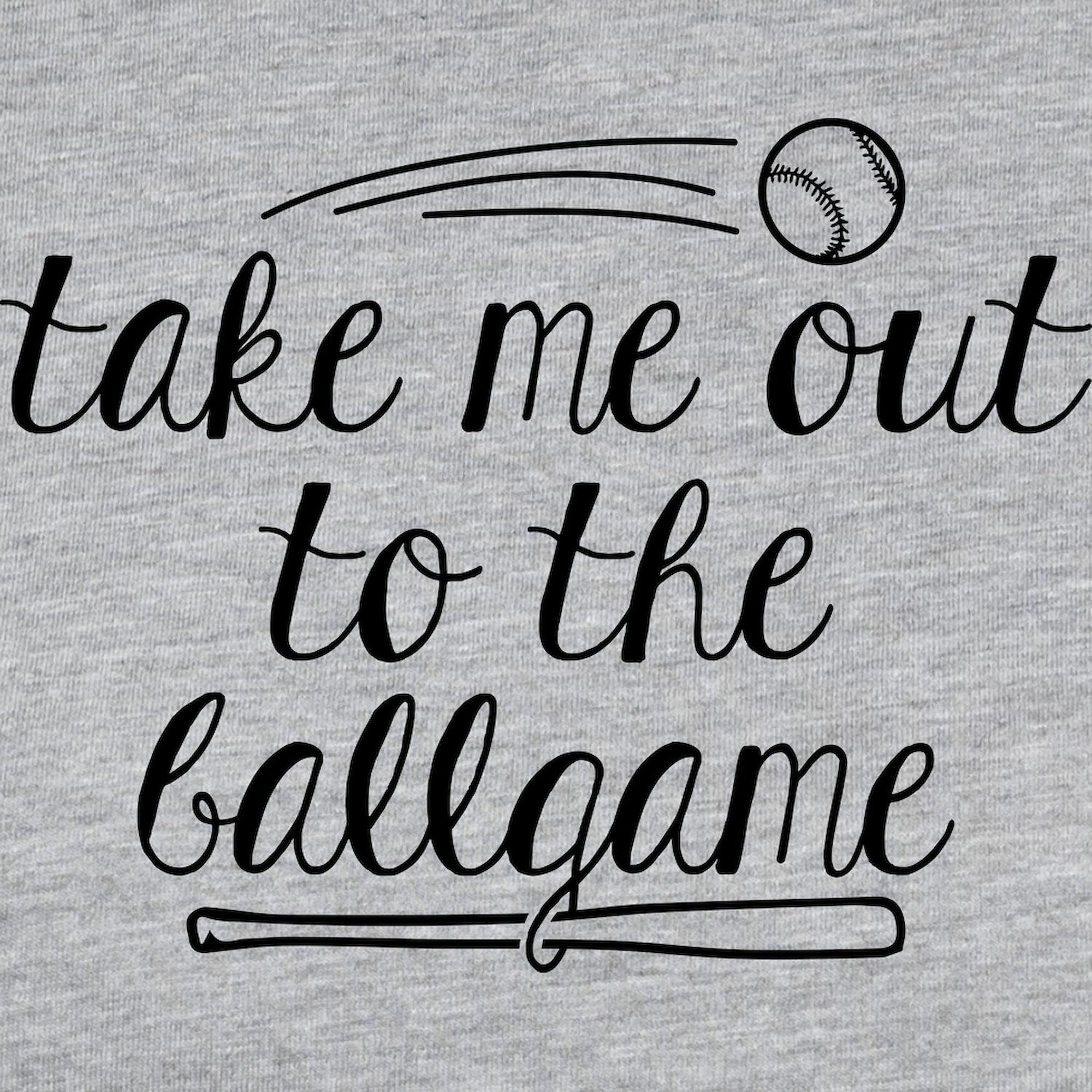 CafePress - Take Me Out To The Ballgame - Womens Baseball Tee