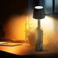 thumbnail image 2 of Wine Bottle Lights Striped Embedded Rechargeable USB C Three Color LED Light Lamp for Home Decor Ambiance Desk, 2 of 6