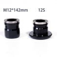 thumbnail image 1 of LEFU for Bike Hub Quick Release Thru Axle Adapter Converter End Cap Set for 12S*142mm Axle Conversion Black Aluminum Alloy, 1 of 9