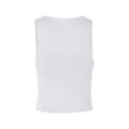 thumbnail image 6 of IDOCLOTHES Deep V Neck Ruched Cropped Tank Tops for Women Summer Casual Slim Fit Sleeveless Going Out Crop Camisole Shirts White M, 6 of 6