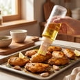 thumbnail image 5 of Cook With Color 2-Piece Sauce Bottle Set, Squeeze Dispenser with Silicone Basting Brush, Taupe, 5 of 5