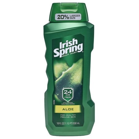 Irish Spring Aloe Vera Body Wash for Men - 18 fl oz