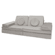 thumbnail image 1 of Dundy Plus Sillón de Actividades Modular Infantil, Sofá de Piso para Niños y Adultos, Juego para Niños y Bebés con 8 Piezas. (Gris), 1 of 6