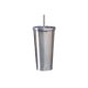 thumbnail image 1 of Toystoory Frasco de vacío de acero inoxidable, paja desmontable aislante, Color sólido, 500ml, botella de agua de café reutilizable, suministros para Cocina y Comedor Plata Toystoory HA073675-02B, 1 of 6