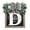 D, variant on Eqslft 14'' Last Name All Year Round Front Door Wreath, with 26 Initial Letter Welcome Sign, All Seasons Eucalyptus Garland and Bow Wreaths for Front Door Farmhouse Decoration