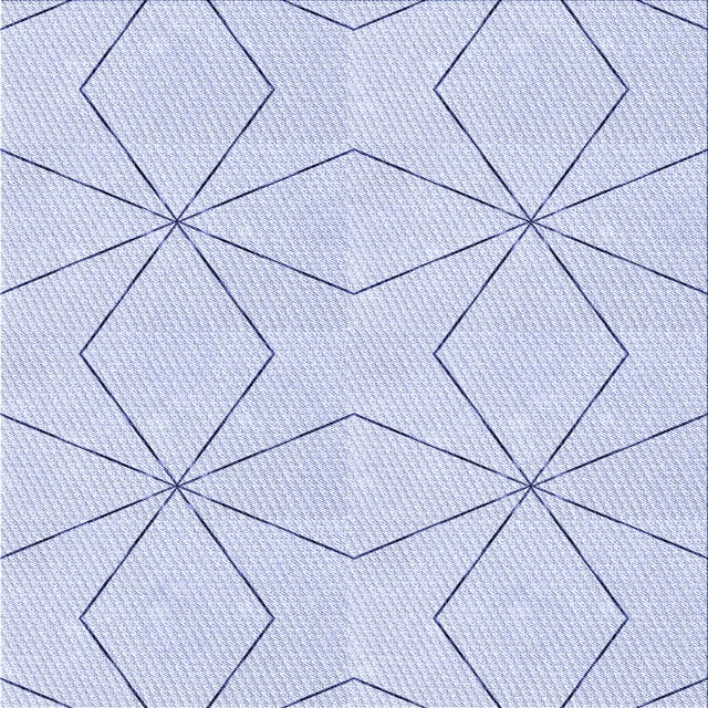 Ahgly Company Machine Washable Indoor Square Transitional Lavender Blue Area Rugs, 5' Square