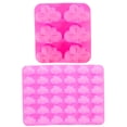 thumbnail image 1 of OULII 2Pcs Cloud Shaped Pink Silicone Mold For Diy Food Baking Non Stick Safe for Food Use Home Baking, 1 of 8