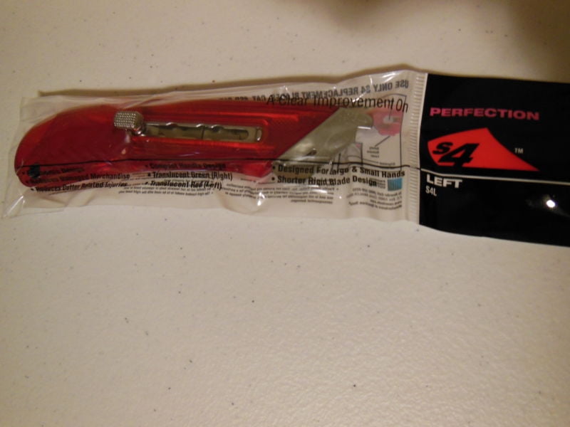 Safety Box Cutter LEFT Handed S4L S4 Pacific Handy Perfection PHC Utilty Knife