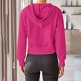 thumbnail image 2 of SHE IS Oversized Sweatshirt for Women Cropped Hoodies for Women Zip up Loose Pullover Tops for Women Crew Neck Tops for Women Loose My Orders Placed, 2 of 6