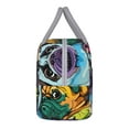 thumbnail image 5 of Horeoi Colorful Pug Pattern Large Insulated Lunch Bag for Work, School, Picnic - Waterproof, Durable Oxford Cloth, Comfortable Handle-Light Grey, 5 of 9