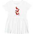 thumbnail image 3 of Inktastic Cardinal Cute Bird Watching Girls Baby Dress, 3 of 5