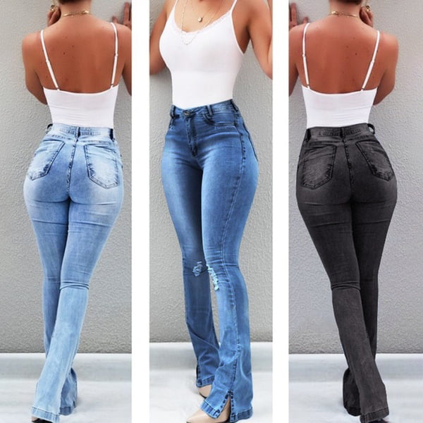 Women's Stretchy Denim High Waist Jeans 