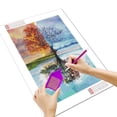 thumbnail image 2 of Paysage Arbre Mosaïque Broderie Faite à la Main Forêt Perçage Rond Complet Décoration Maison, 30*40cm, Cadre Non Inclus., 2732, 2 of 5