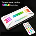 thumbnail image 2 of COOLMOON Controlador RGB 4Pin PWM 5V 3Pin ARGB Control remoto del ventilador (Blanco), 2 of 7