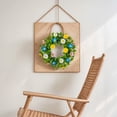 thumbnail image 6 of JHyouerji Artificial Spring Wreath Flower Colorful Floral Wreath Summer for Front Door Home Wall Window Party Festival Wedding Decor, 6 of 9