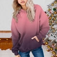 thumbnail image 2 of Godom Girls Gradient Hoodies Front Pockets Fashion Casual Pullover Long Sleeve Kids Sweatshirt, 2 of 5
