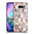 thumbnail image 1 of Head Case Designs Officially Licensed Micklyn Le Feuvre Marble Patterns Blush Quartz Honeycomb Soft Gel Case Compatible with LG G8X ThinQ, 1 of 7
