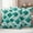 Teal Green, variant on Pink Geometric Moroccan Outdoor Waterproof Pillow Covers, Abstract Art Pink Ombre Modern Decorative Square Throw Pillowcase Sofa Cushion Sham for Patio/Couch/Chair, 26"x26" 2 Pack