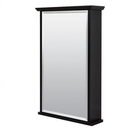 Zenith Oval Medicine Cabinet with Poly Frame Pewter Walmart