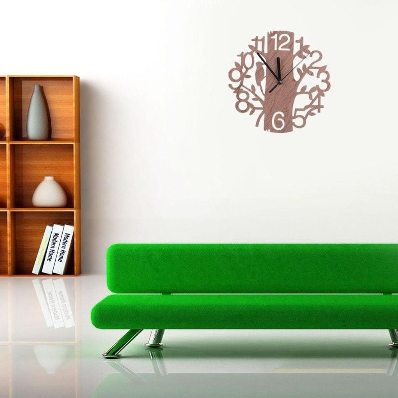 Wood Trick Pendulum Wall Clock Kit to Build, Wooden DIY Wall Clock Big