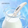 thumbnail image 3 of Digital Cooking Food Thermometer, Cordless Meat Thermometer Stainless Steel and ABS Wide Application Sturdy Easy Using  for Home White, 3 of 7