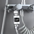 thumbnail image 3 of JIAHAOO Digital Shower Water Thermometer High Precision Sensor Silver Finish For Bathroom Shower System Temperature Test, 3 of 7