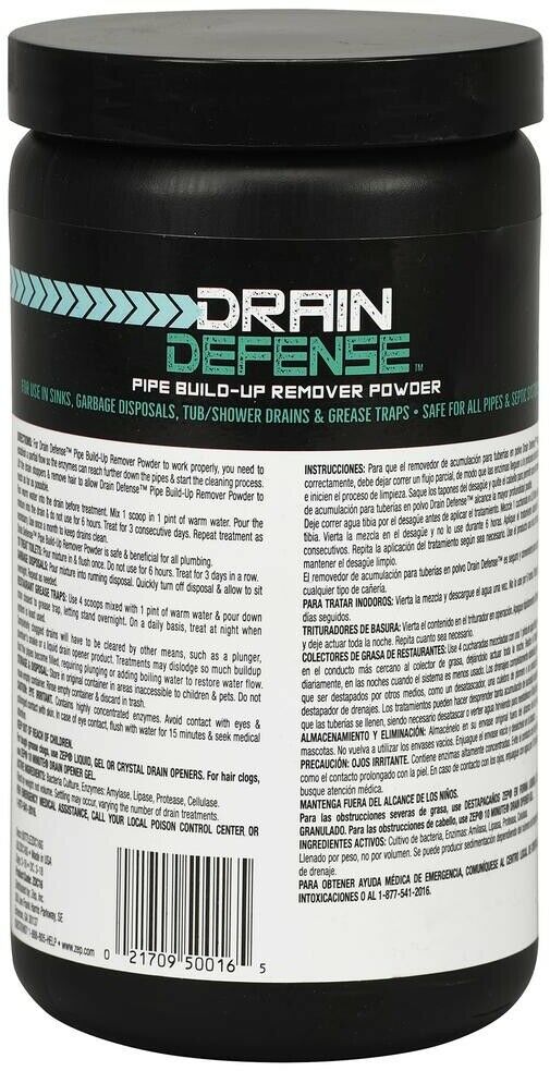 Zep Drain Defense Pipe Build Up Remover Best Drain Photos
