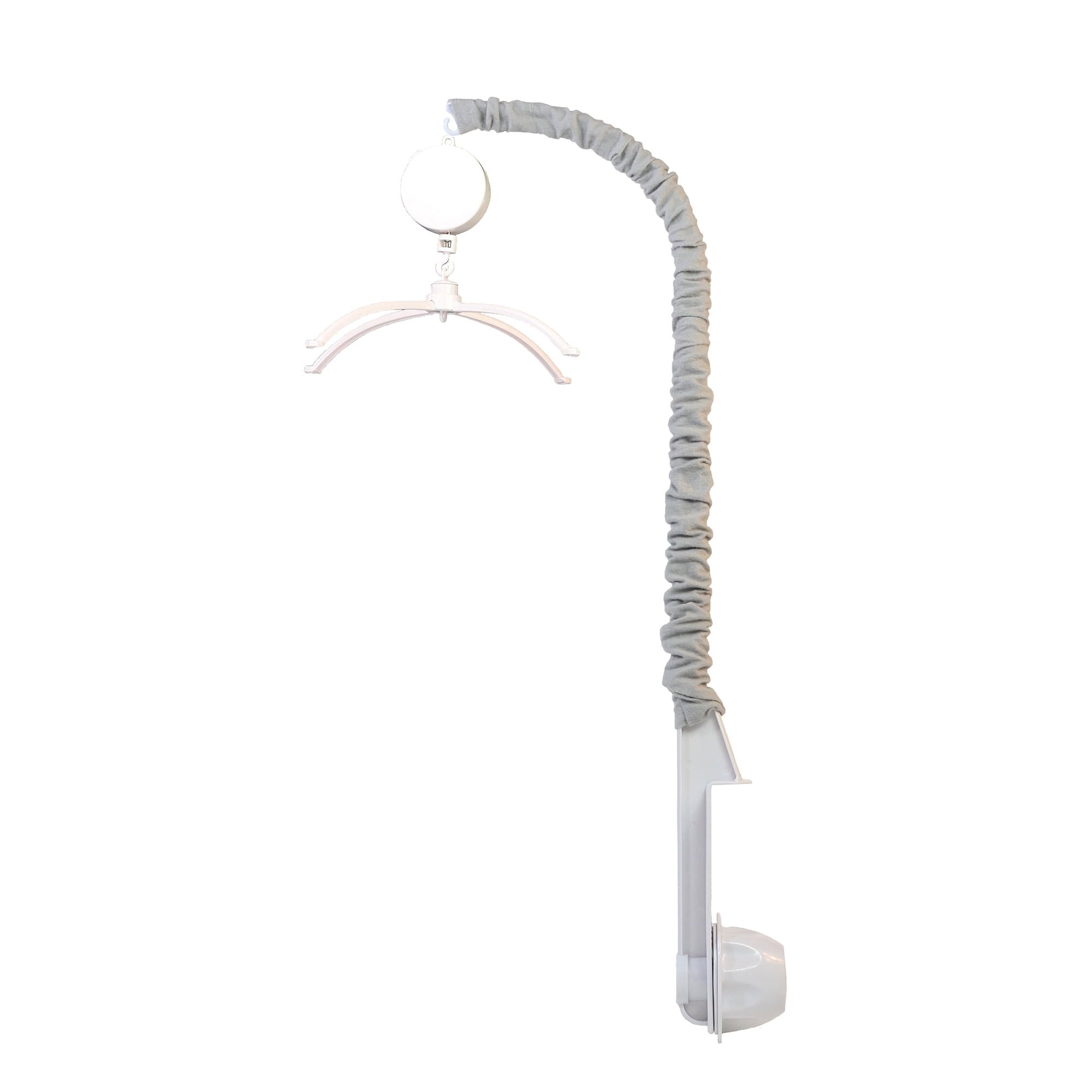 Musical Crib Mobile Arm for DIY Baby Mobile Project with Cover, Gray