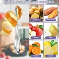 thumbnail image 5 of Y or I Style Stainless Steel Vegetable Peeler for Fruit Veggie Incisive Polished Cucumber Peeler Dishwasher Safe Non Slip Handle Fruit Peeler for Home Kitchen, 5 of 8