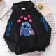 thumbnail image 3 of Sudaderas con capucha de Lilo Stitch de Disney para hombre y mujer, sudadera Harajuku de Anime, ropa de calle gótica Y2k de dibujos animados, Sudadera con capucha de Manga de los años 2000 para mujer, 3 of 5
