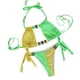 thumbnail image 1 of Trajes de Baño de Bikini de Mujer de Color Sólido Sexy de Moda Dividido con Pantalones, Nylon de Corte Alto para la Piscina de Playa Y las Vacaciones de Verano, 1 of 8