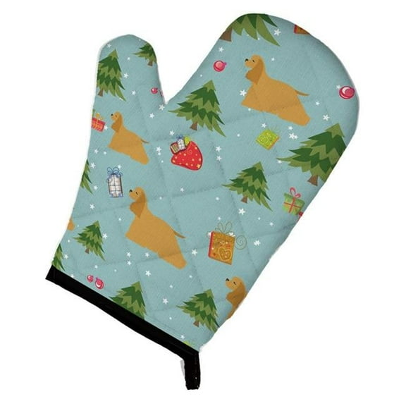 Christmas Cocker Spaniel Oven Mitt