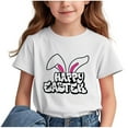 thumbnail image 2 of COM1950s Crop Top pour Enfants, T-Shirt Décontracté Ample à Manches Courtes Col Rond Confortable pour Adultes, 2 of 6