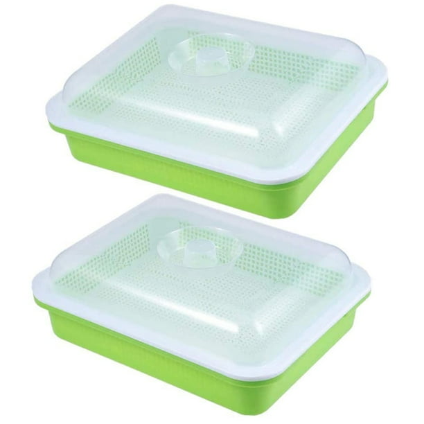 2Piece Seed Germination Tray, Seed Germination Tray with Lid, Soilless