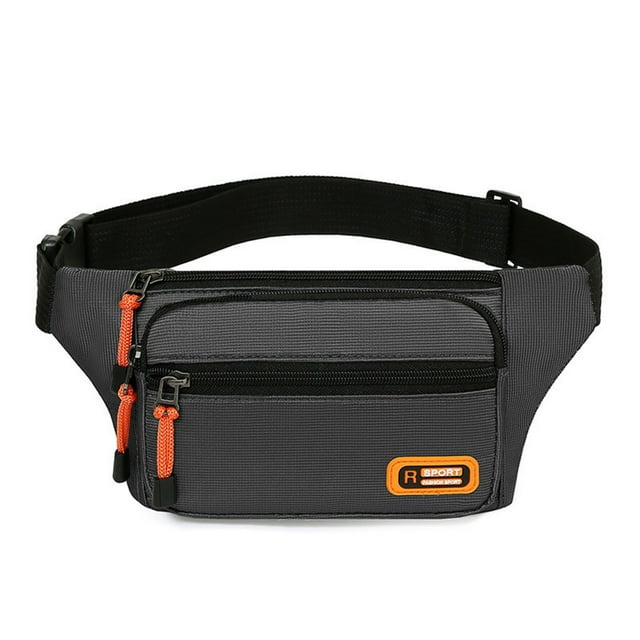 mmirethe Sac Banane Réglable Imperméable pour les Amateurs de Voyages Activités Extérieures Gris